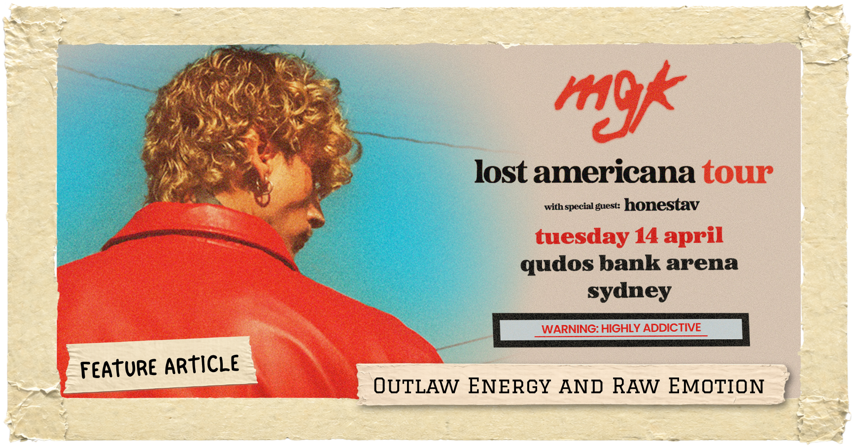 MGK Live Concert in Sydney 14/04/26